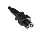 Preview: DINIC Netzkabel,  Schutzkontaktstecker auf C5 Kleeblatt-Stecker